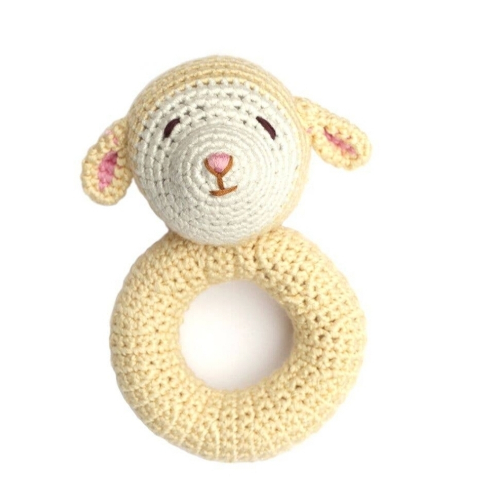 Lamb Crochet Rattle By Cheengoo
